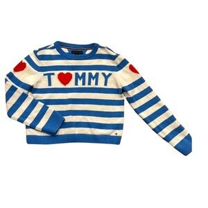 Tommy Hilfiger Sweater with Red Heart Accents